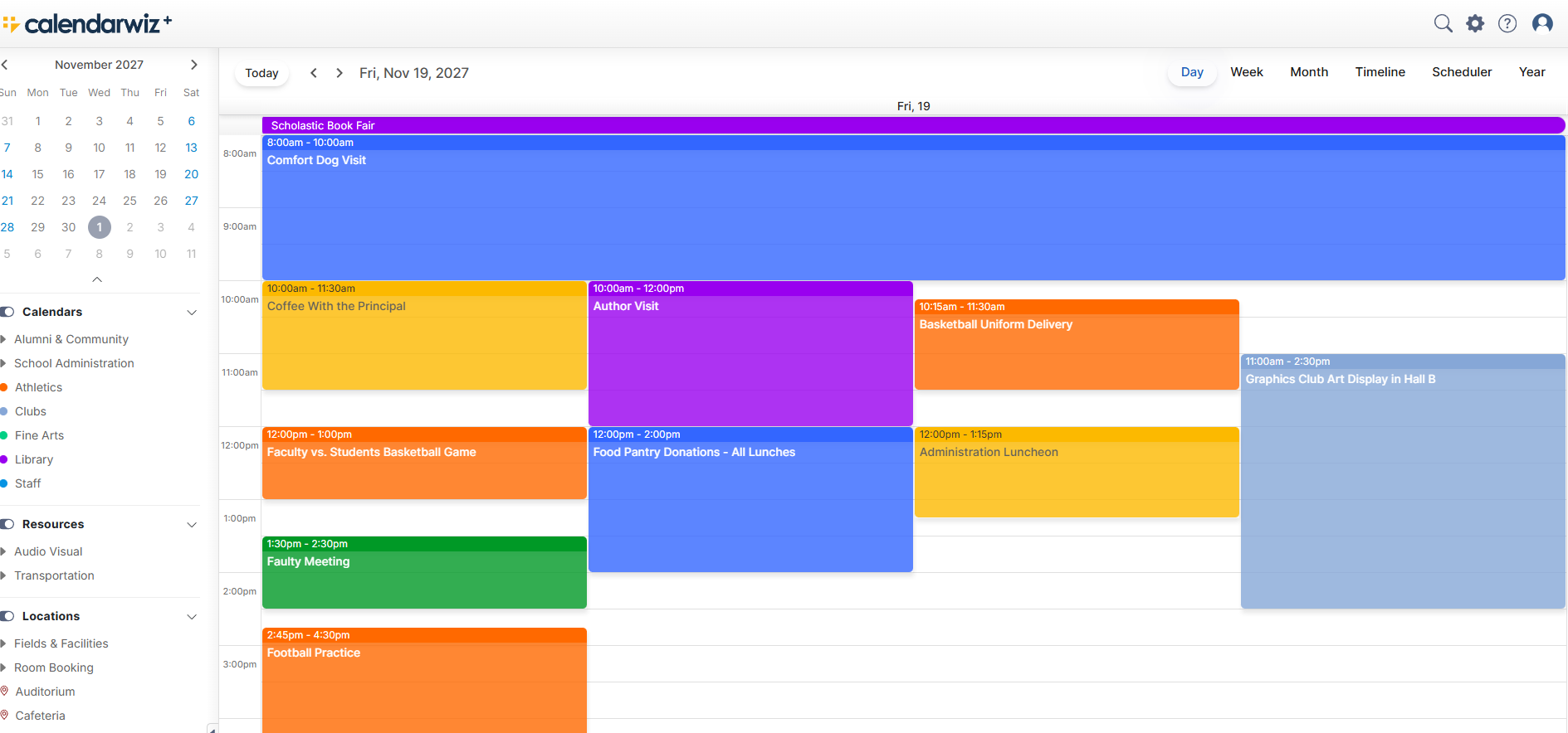 CalendarWiz+ day view